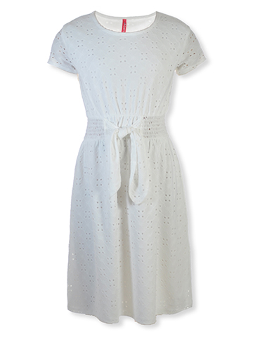 Cute 4 U Girls' Flower Puff Dress - CookiesKids.com