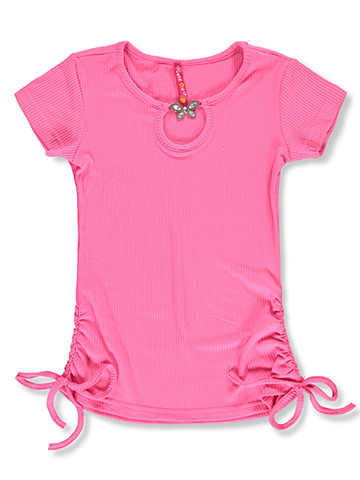 Cute 4 U Girls' Gem Heart Top - CookiesKids.com