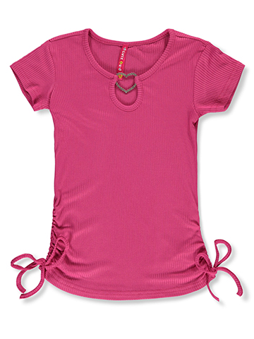 Cute 4 U Girls' Gem Heart Top - CookiesKids.com