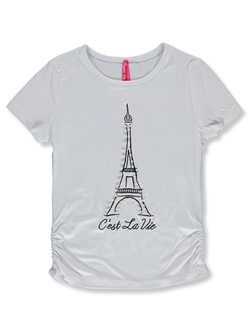 Cute 4 U Girls' Paris Pearl T-Shirt - CookiesKids.com