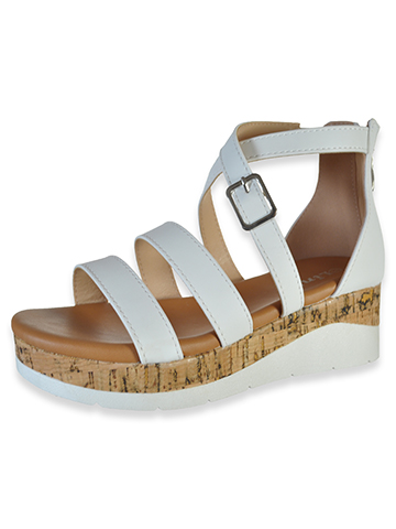 Link Girls' Nub Wedge Sandals - CookiesKids.com