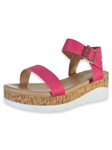 Link Girls' Nub Wedge Sandals - CookiesKids.com