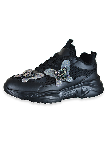 Link Girls' Butterfly Sneakers - CookiesKids.com