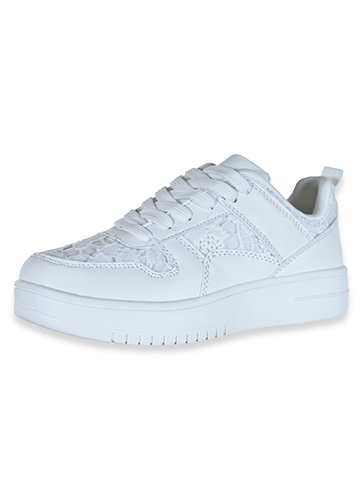 Link Girls' Lace Panel Sneakers - CookiesKids.com