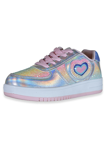 Link Girls' Lo-Top Glitter Sneakers - CookiesKids.com