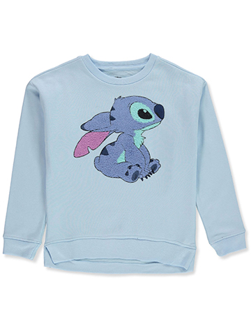 Disney Lilo & Stitch Girls' Chenille Sweatshirt - CookiesKids.com
