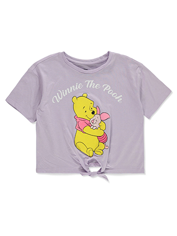 Disney Winnie The Pooh Girls' Tie-Front Box T-Shirt - CookiesKids.com
