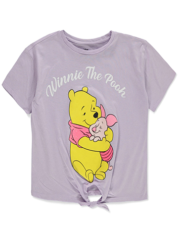 Disney Winnie The Pooh Girls' Tie-Front Box T-Shirt - CookiesKids.com