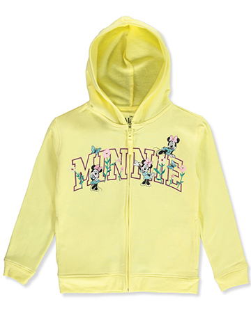 Disney Minnie Mouse Girls' Fleece Embroidered Hoodie - CookiesKids.com