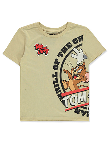 Tom & Jerry Boys' Cat And Mouse T-Shirt - CookiesKids.com
