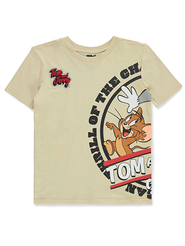 Tom & Jerry Boys' Cat And Mouse T-Shirt - CookiesKids.com