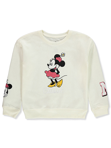 Disney Minnie Mouse Girls' Varsity Chenille Sweatshirt - CookiesKids.com
