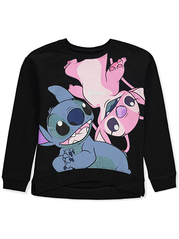 Disney Lilo & Stitch Girls' Angel Sweatshirt - CookiesKids.com