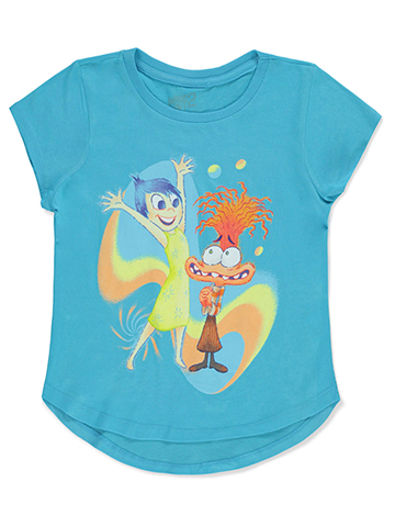 Inside Out 2 Girls' Happy T-Shirt - CookiesKids.com