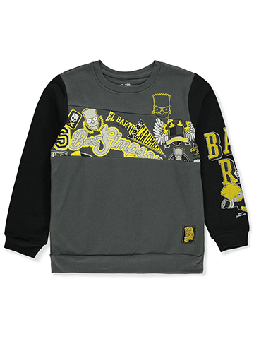 The Simpsons Boys' Bart Simpson Sweatshirt - CookiesKids.com