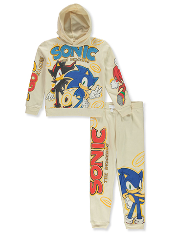 Sonic The Hedgehog Boys' 2-Piece Joggers Set Outfit - CookiesKids.com