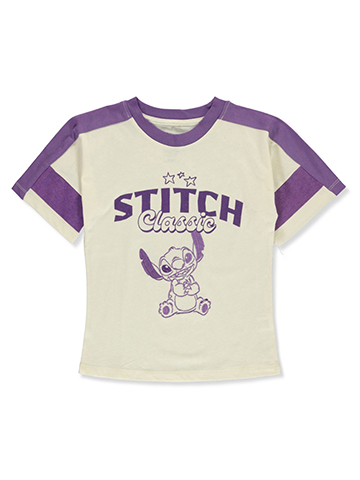 Disney Lilo & Stitch Girls' Varsity T-Shirt - CookiesKids.com