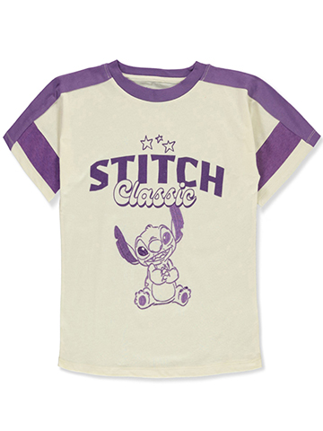 Disney Lilo & Stitch Girls' Varsity T-Shirt - CookiesKids.com