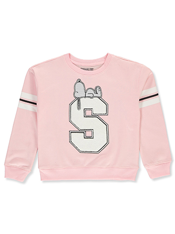 Peanuts Girls' Varsity Snoopy Sweatshirt - CookiesKids.com