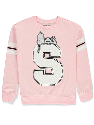 Peanuts Girls' Varsity Snoopy Sweatshirt - CookiesKids.com