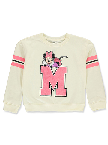 Disney Minnie Mouse Girls' Varsity Sweatshirt - CookiesKids.com