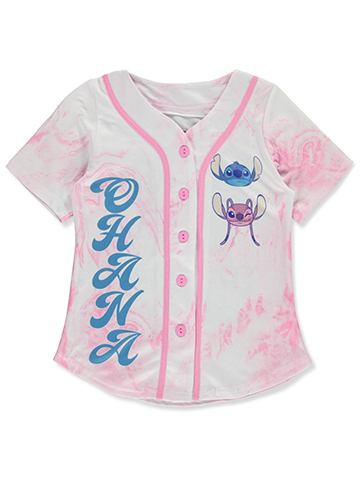 Disney Lilo & Stich Girls' Baseball Jersey - CookiesKids.com