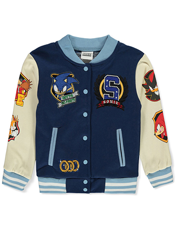 Sonic The Hedgehog Boys' Varsity Jacket - CookiesKids.com