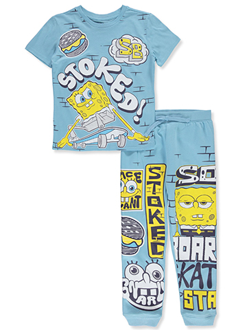 Spongebob Squarepants Boys' 2-Piece Joggers Set Outfit - CookiesKids.com