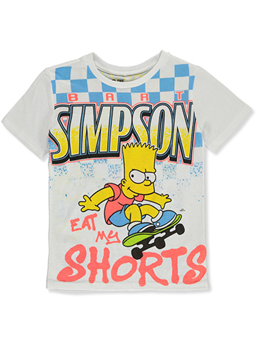 The Simpsons Boys' Radical Bart T-Shirt - CookiesKids.com