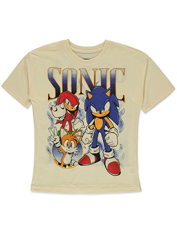 Sonic The Hedgehog Boys' Knuckles Tails T-Shirt - CookiesKids.com