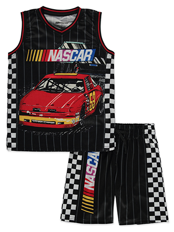Nascar Boys' 2-Piece Shorts Set Outfit - CookiesKids.com