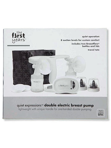 The First Years Quiet Expressions Double Electric Breast Pump - CookiesKids.com