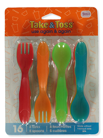Take & Toss 16-Piece Flatware Set - CookiesKids.com