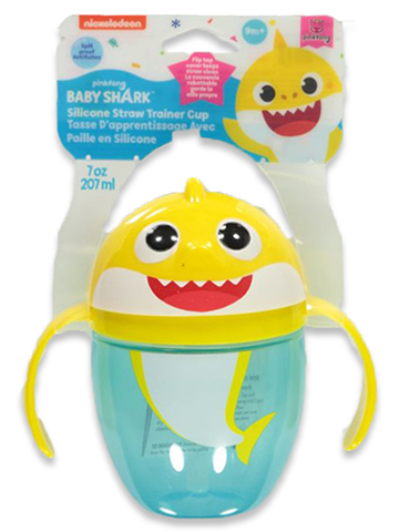 Baby Shark Baby Boys' Silicone Star Trainer Cup - CookiesKids.com