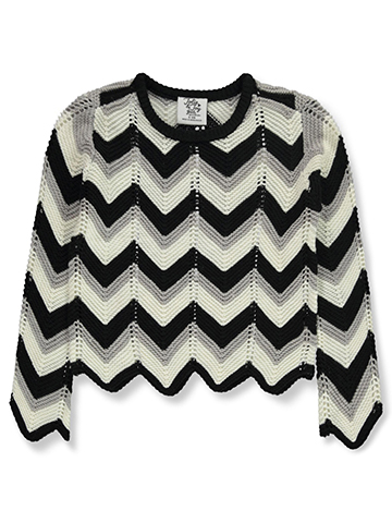 Jolie & Joy Girls' Edge Knit Sweater - CookiesKids.com