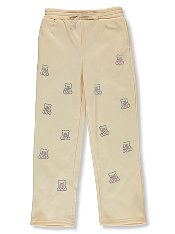 Jolie & Joy Girls' Rhinestone Bear Joggers - CookiesKids.com