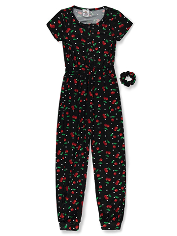 Moon to Noon Girls' 2-Piece Jumpsuit Set Outfit - CookiesKids.com
