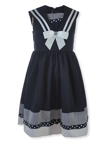 Bonnie Jean Girls' Nautical Dress - CookiesKids.com