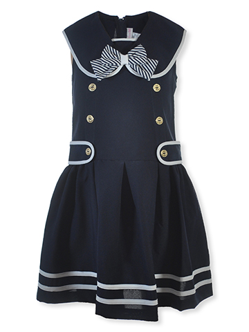 Bonnie Jean Girls' Nautical Lass Dress - CookiesKids.com