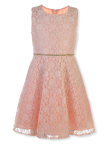 Bonnie Jean Girls' Lace Skater Dress - CookiesKids.com
