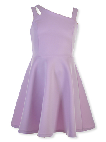Bonnie Jean Girls' 1-Shoulder Skater Dress - CookiesKids.com