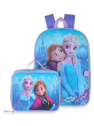 Disney Frozen Girls' 2-Piece Backpack Lunchbox Set - CookiesKids.com