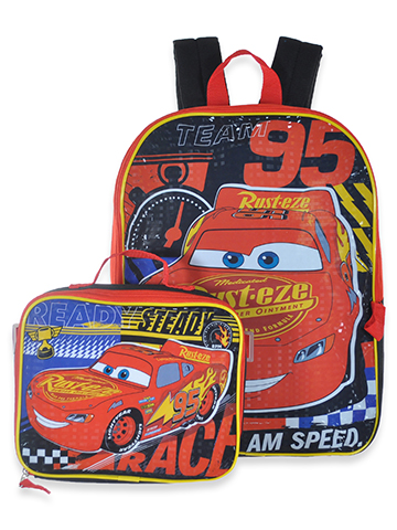 Disney Cars Boys' 2-Piece Backpack Lunchbox Set - CookiesKids.com