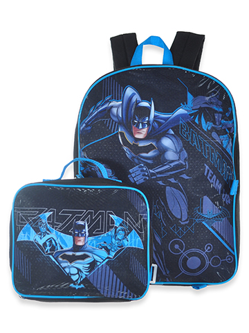 Batman Boys' 2-Piece Backpack Lunchbox Set - CookiesKids.com
