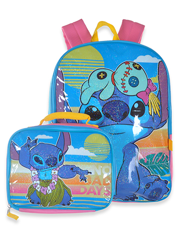 Disney Lilo & Stitch Girls' 2-Piece Backpack Lunchbox Set - CookiesKids.com