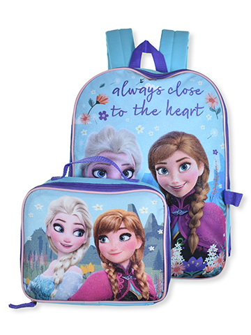 Disney Frozen Girls' Backpack and Lunch Box Set - CookiesKids.com