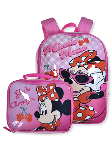 Disney Minnie Mouse Girls' Backpack and Lunch Box Set - CookiesKids.com