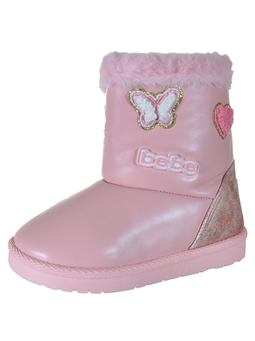 Bebe Girls' Faux-Fur Zip Boots - CookiesKids.com
