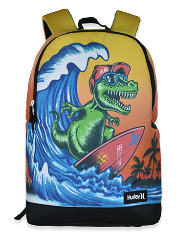 Hurley Dinosaur Surf Graphic Backpack - CookiesKids.com