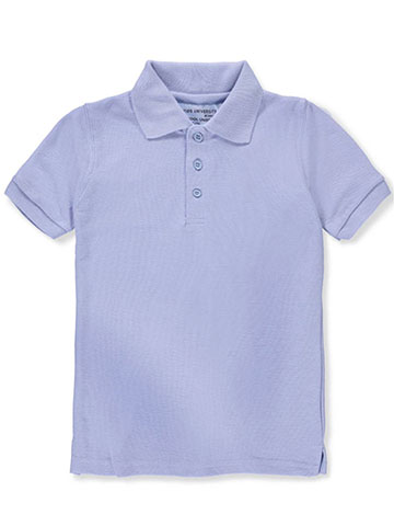 Kids University Youth Unisex S/S Pique Polo - CookiesKids.com